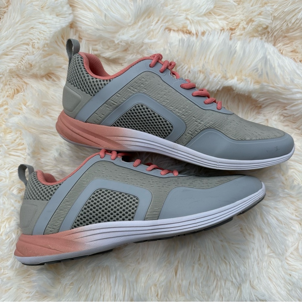 Vionic Jojo Ombré Peach Lace Up Running Shoes - Picture 3 of 10